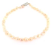 Collana Forever Gioielli Donna Collana Perle in Argento Perla FGCO00245 - FGCO00245